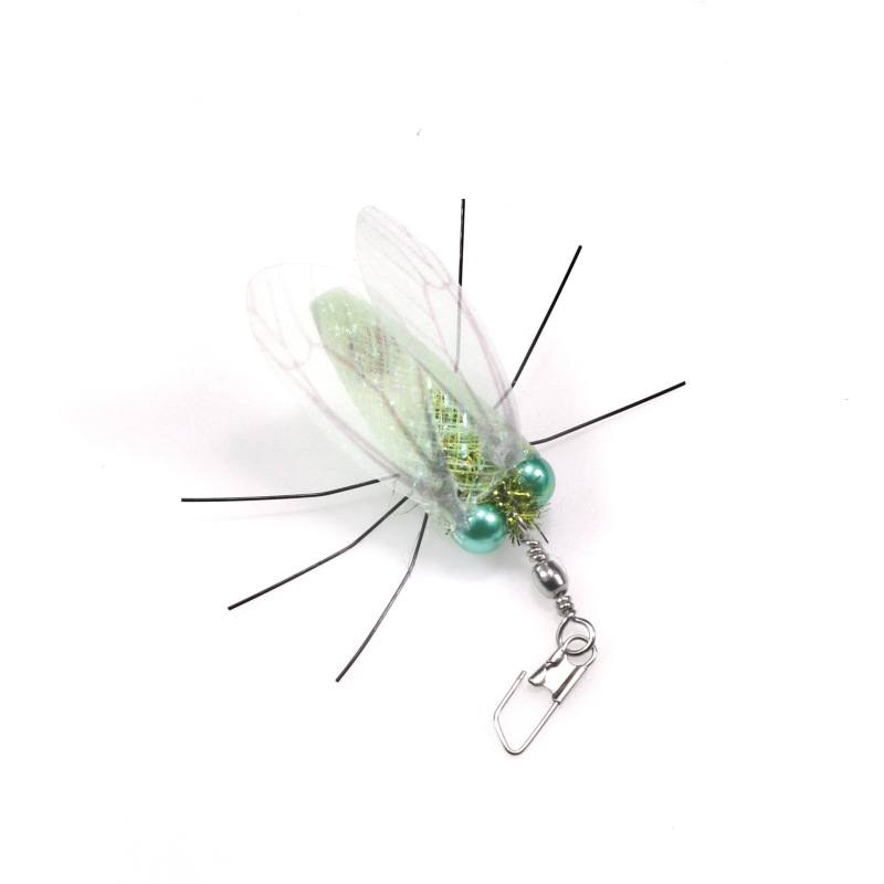 Handmade Simulation  Replacement Heads Cat Toy Fly Insect Feather