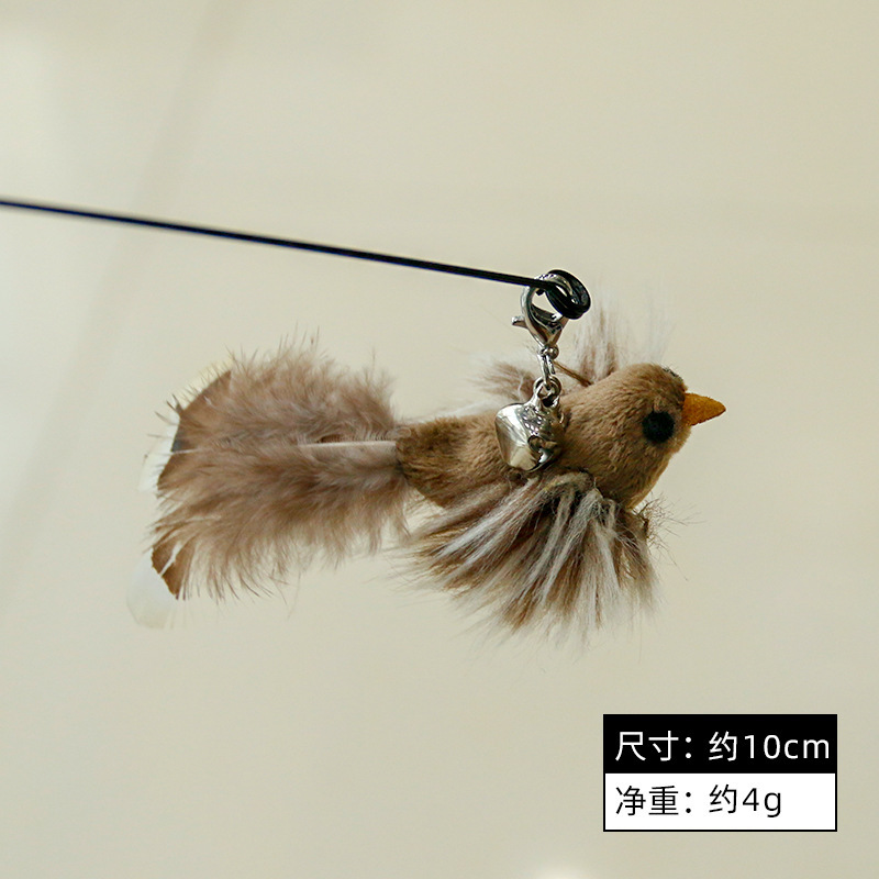 Simulated bird replacement head