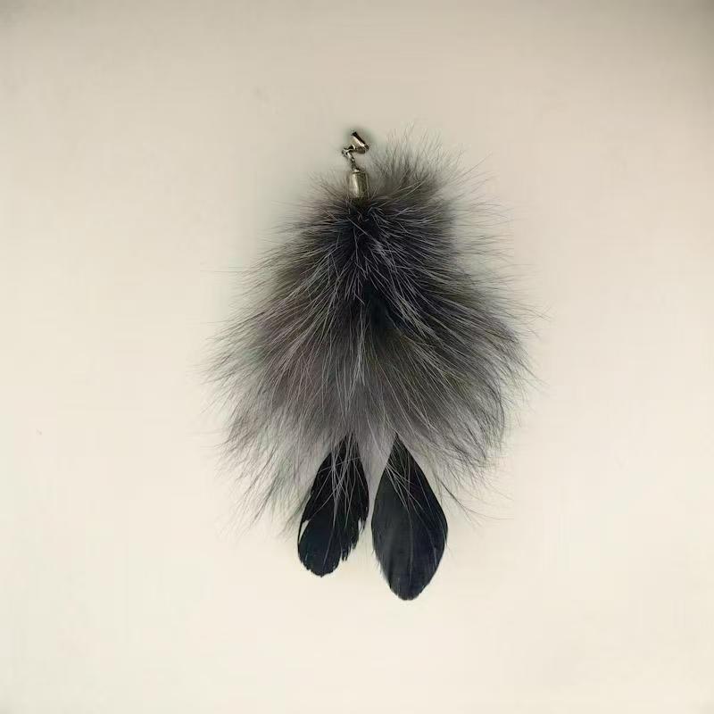Fox fur feather replacement head