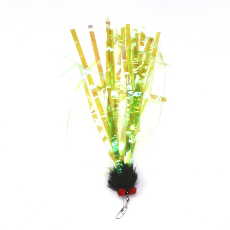 Handmade Simulation  Replacement Heads Cat Toy Fly Insect Feather