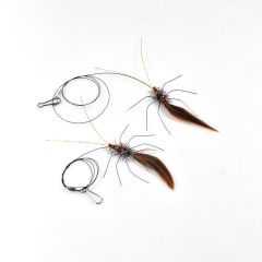 Handmade Simulation  Replacement Heads Cat Toy Fly Insect Feather