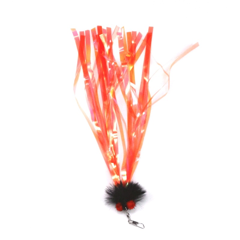 Handmade Simulation  Replacement Heads Cat Toy Fly Insect Feather