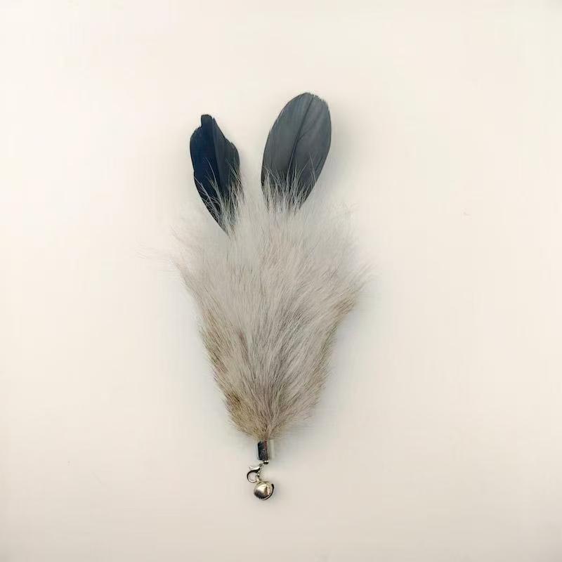 Fox fur feather replacement head