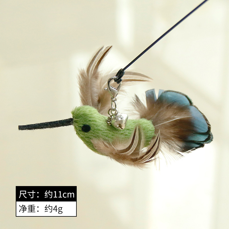 Simulated bird replacement head
