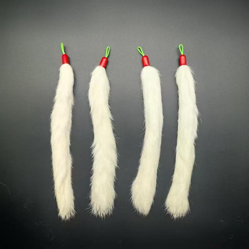 Natural colored rabbit hair replacement head
