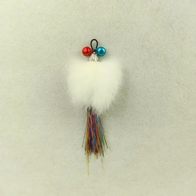 Rabbit Fur Cat Teaser Replacement Rod Wand Cats Playing Toys