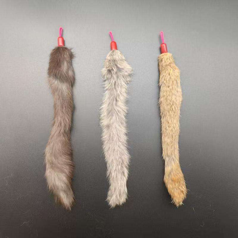 Natural colored rabbit hair replacement head