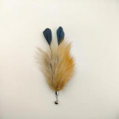 Fox fur feather replacement head
