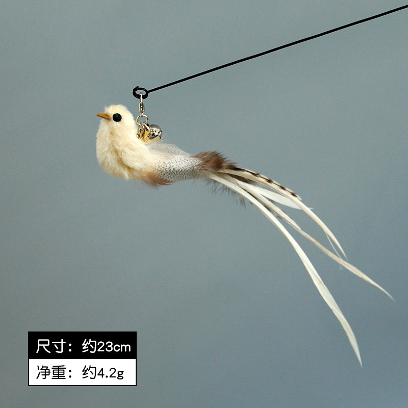 Simulated bird replacement head