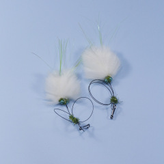 Real rabbit fur replacement head
