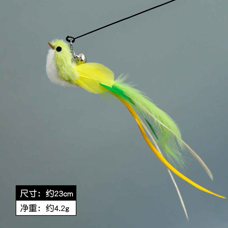 Simulated bird replacement head