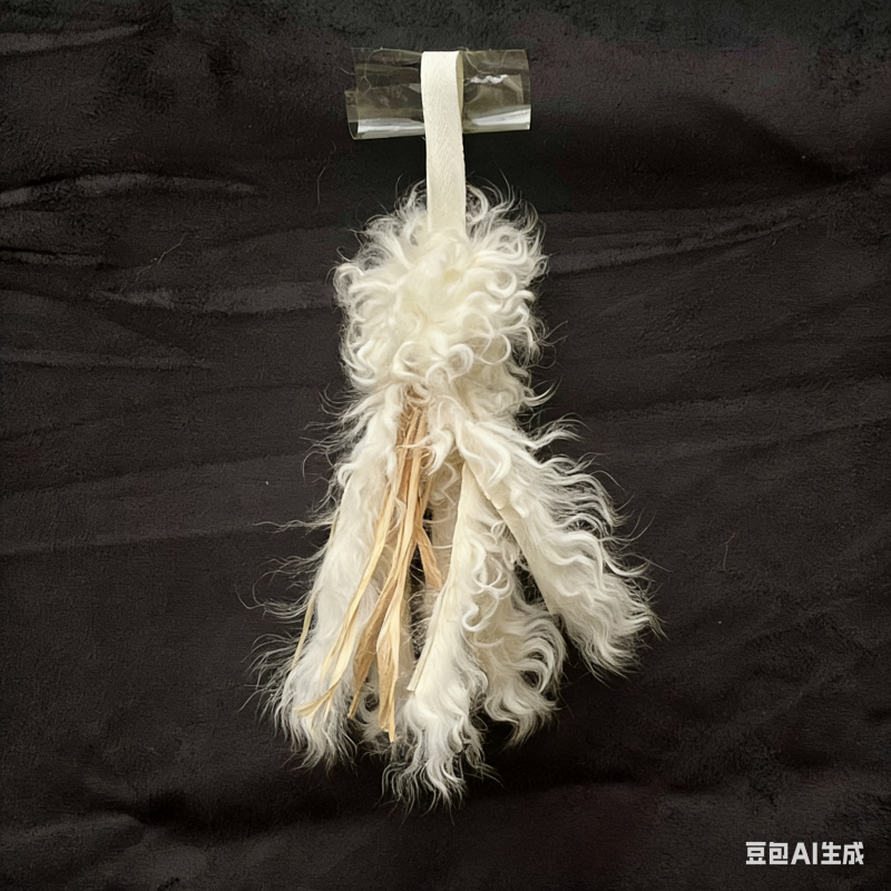 Lamb wool raffia replacement head