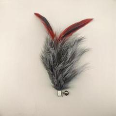 Fox fur feather replacement head