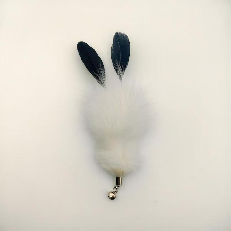 Fox fur feather replacement head