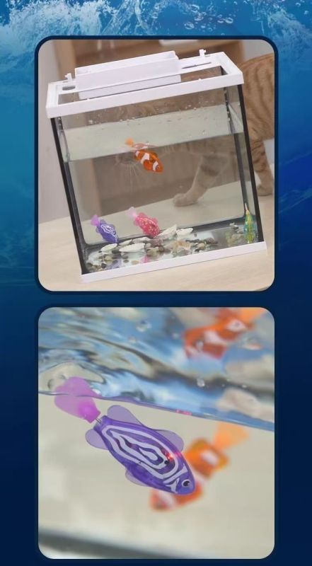 Interactive Robot Fish Toys for Cat/Dog