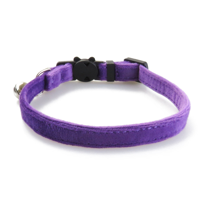 Cat Collar with Bell Cute Ruffle Skirt Design Soft Adjustable Kitten Neck