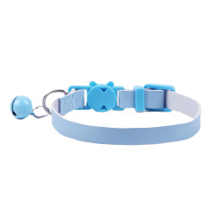 Macaron Soft Pu Collar Top Layer Leather Ornament for Cats