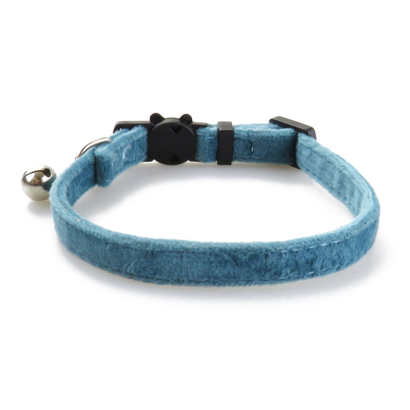 Cat Collar with Bell Cute Ruffle Skirt Design Soft Adjustable Kitten Neck