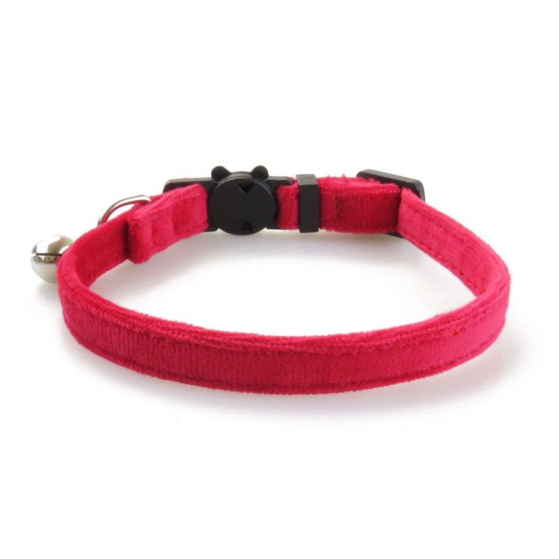 Cat Collar with Bell Cute Ruffle Skirt Design Soft Adjustable Kitten Neck