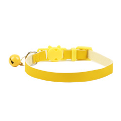 Macaron Soft Pu Collar Top Layer Leather Ornament for Cats