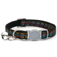 pet Collar Soft Durable Nylon Puppy Print Quick-Release Buckle