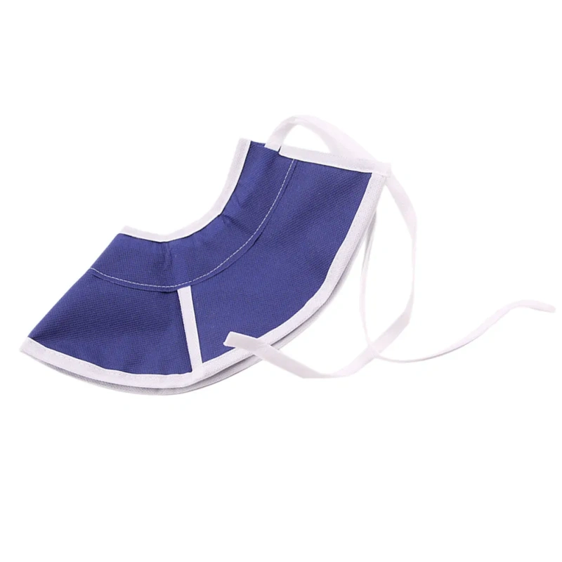 Cat Elizabeth Collar Non-Woven Fabric Breathable Lightweight Size S Adjustable Comfortable Pet Collar for Surgery Recovery