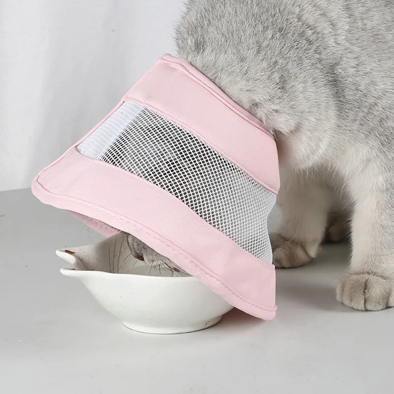 Pet Cat Dogs Health Recovery Elizabethan Cotton Filling Collar Protective Medical Cone E- Collar for Dog and Cat Pet Collar