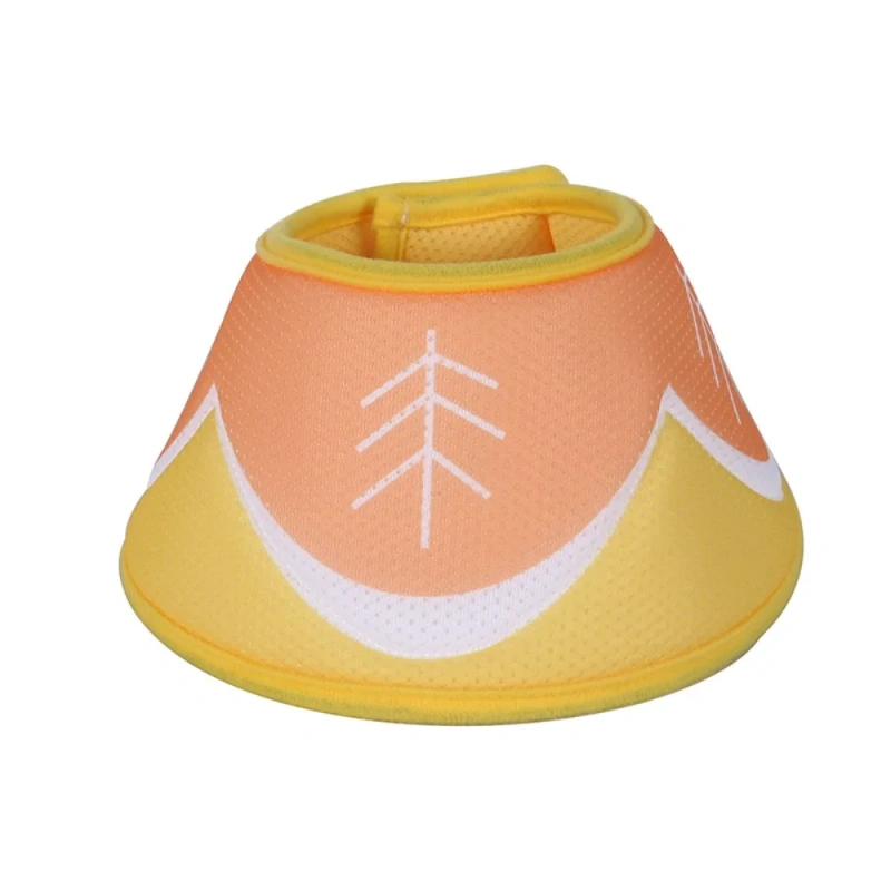 Cartoon Pet Elizabeth Circle 3D Flower Printing Pet Protective Cover Soft Mesh Anti-Bite Dog Recovery Collar Postoperative Care