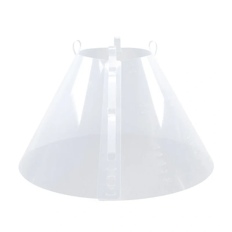 Transparent Pet Elizabethan Collar Dog Ne Circle with Traction Rope Anti-Bite Anti-Li Protective Headset  Dog Collar