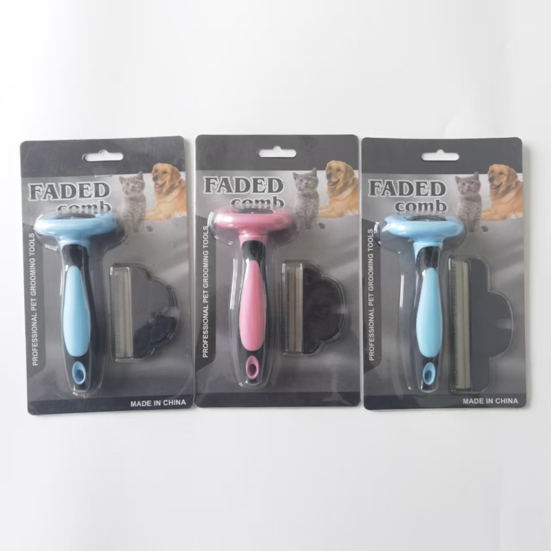One-click hair removal cat comb, automatic hair removal comb to remove floating and dead hair