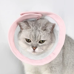 Pet Cat Dogs Health Recovery Elizabethan Cotton Filling Collar Protective Medical Cone E- Collar for Dog and Cat Pet Collar