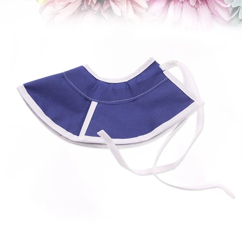 Cat Elizabeth Collar Non-Woven Fabric Breathable Lightweight Size S Adjustable Comfortable Pet Collar for Surgery Recovery