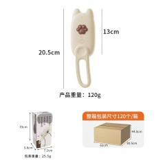 Electric Cat Steamy Brush with Spray Port Cleaning Cat Brush USB Charging Animal Grooming Comb for Removing Tangled Loose Hair