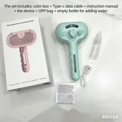 3 in 1 Cat Steam Brush Cat Hair Brush Pet Brush Pet Hair Cleaning Brush Comb