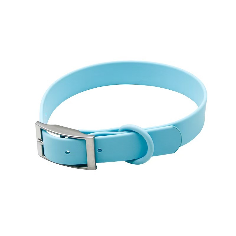 Cat Dog Collars Adjustable PVC Pet Collar Candy Color