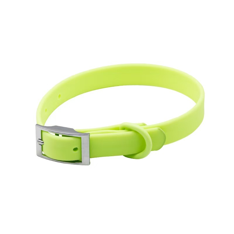 Cat Dog Collars Adjustable PVC Pet Collar Candy Color