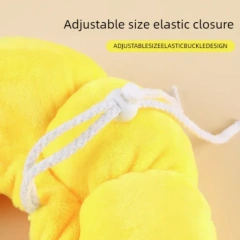 Sunflower Pet Adjustable Elizabethan Collar for Cats Soft Plush Anti-Bite Anti-Lick Surgery Recovery Cat Protection Wound Healin