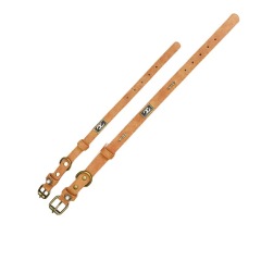 Pet and leopard print PU collar