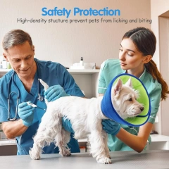 ZMaker Breathable Dog Cone Collar Elizabethan Cone Alternative Adjustable Pet Recovery Collar Prevent Licking Scratching