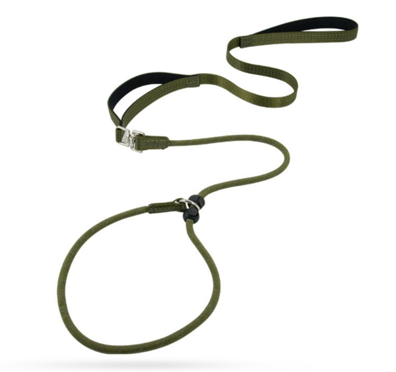 Reflective P-type adjustable dog leash