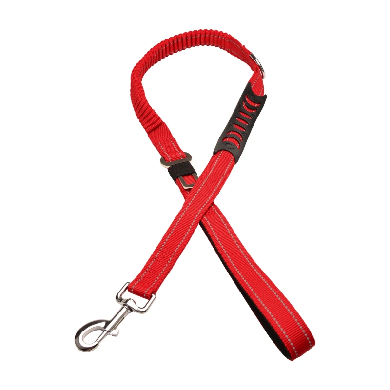 Fashionable Dog Leash, Car Mounted Extended Dog Leash, Dog Walking Leash, Golden Fur Pet High Elasticity Dog Chain