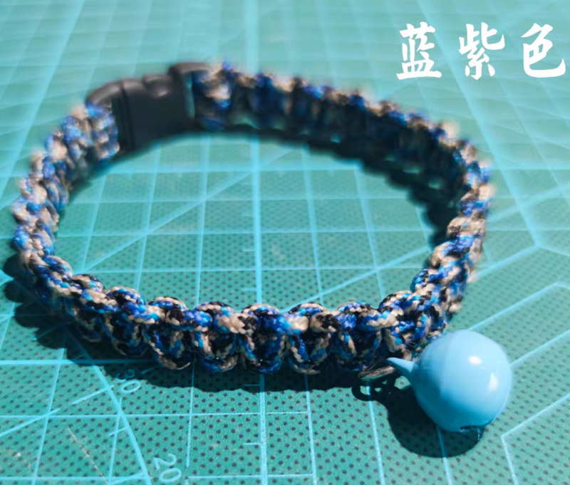 hand-woven pet collar