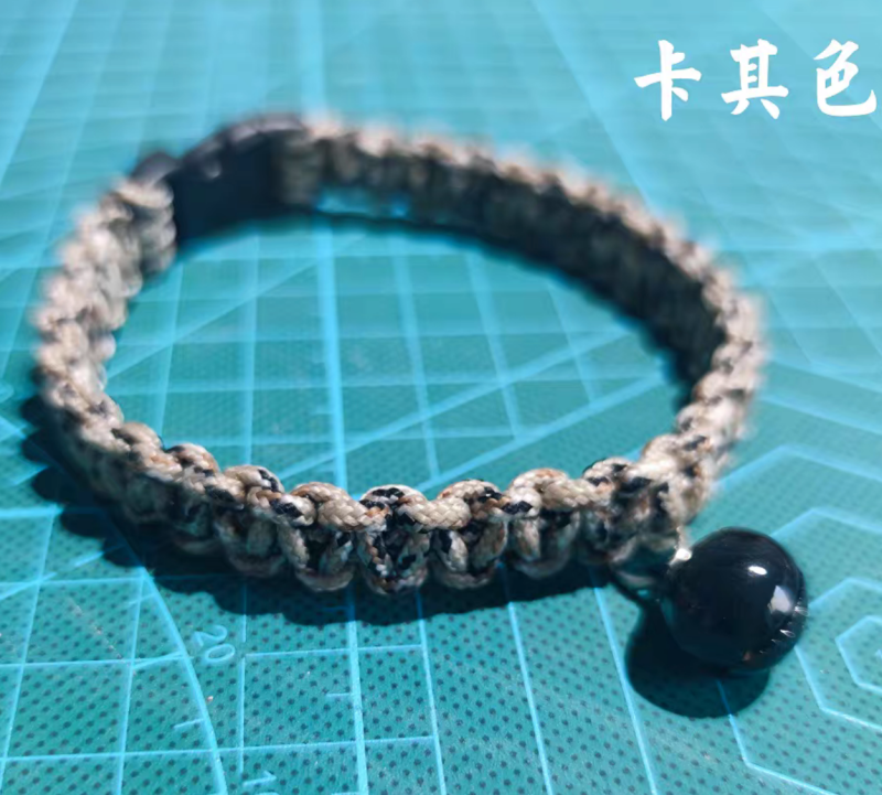 hand-woven pet collar