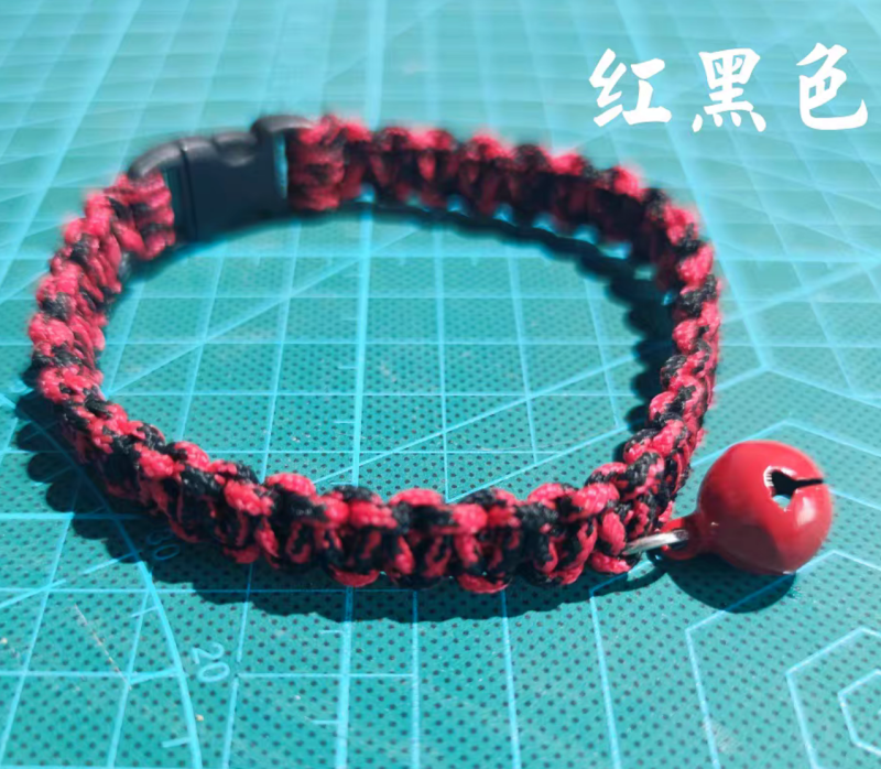 hand-woven pet collar