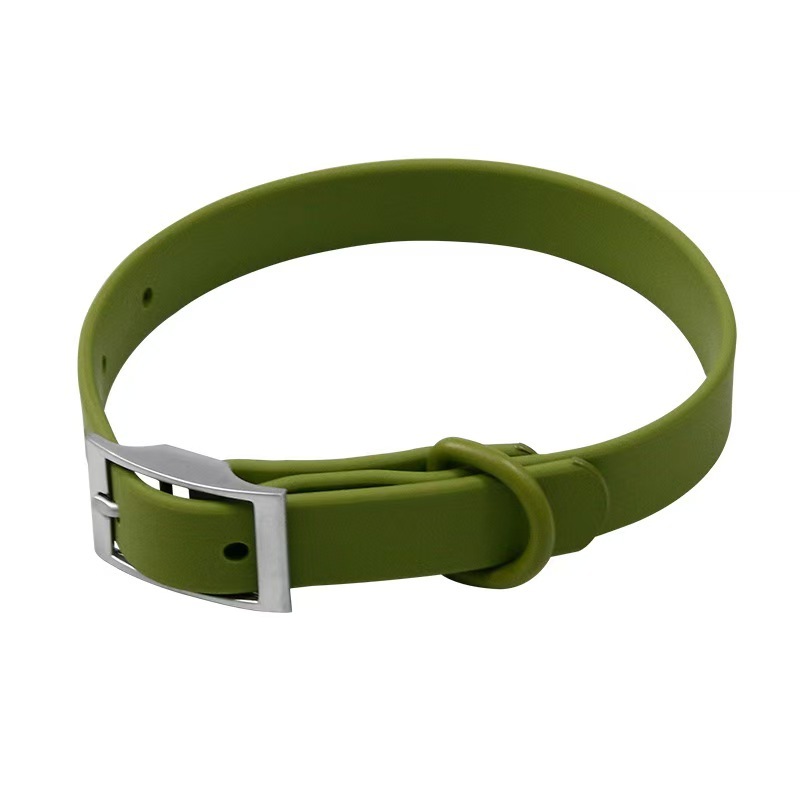 Cat Dog Collars Adjustable PVC Pet Collar Candy Color