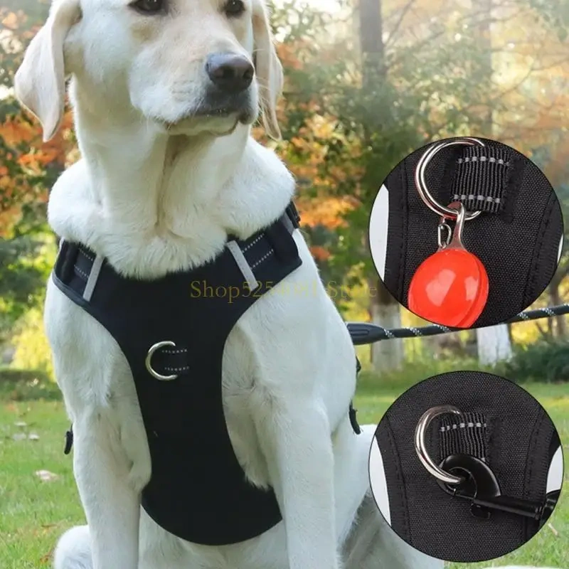 AXYC Dog Harness Nameplate Vest Adjustable Training Vest Pet Strong Training Walking Swimming Hiking Nameplate