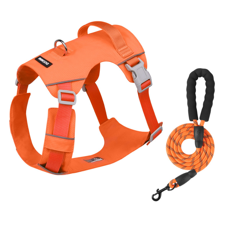 Dog Harness Upgraded Nylon Waterproof Tactical Vest