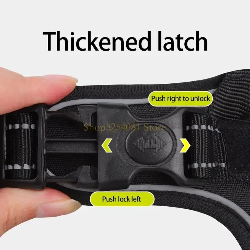 AXYC Dog Harness Nameplate Vest Adjustable Training Vest Pet Strong Training Walking Swimming Hiking Nameplate