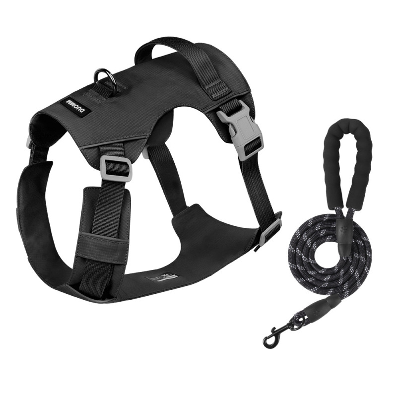 Dog Harness Upgraded Nylon Waterproof Tactical Vest