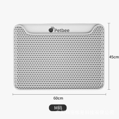 Cat litter pad anti-take-out double-layer filter cat litter  anti-splash control sand  oversized pet cat litter box